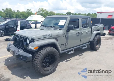 2023 Jeep Gladiator Willys 4X4 из США, поврежденный, VIN 1C6HJTAGXPL531557